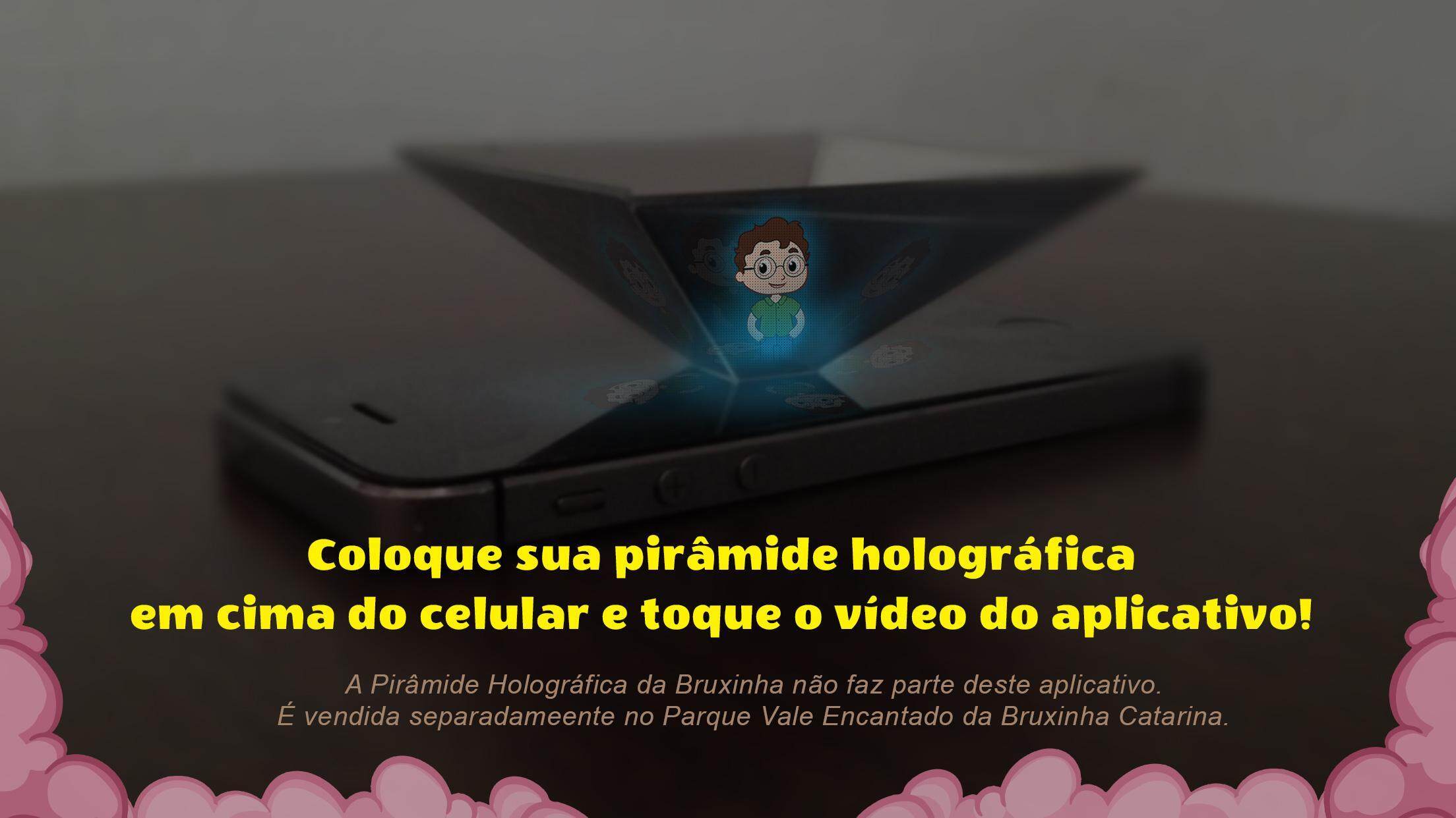 Holograma da Bruxinha Catarina