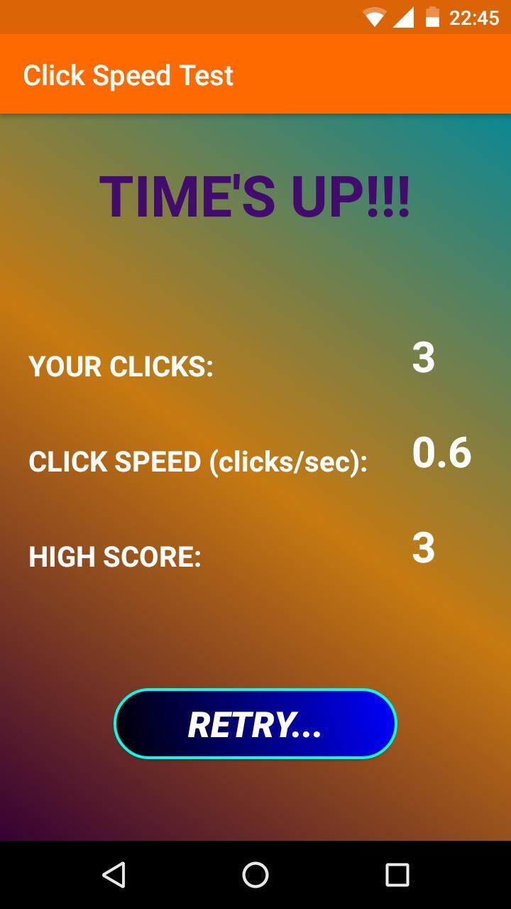 Click Speed Test