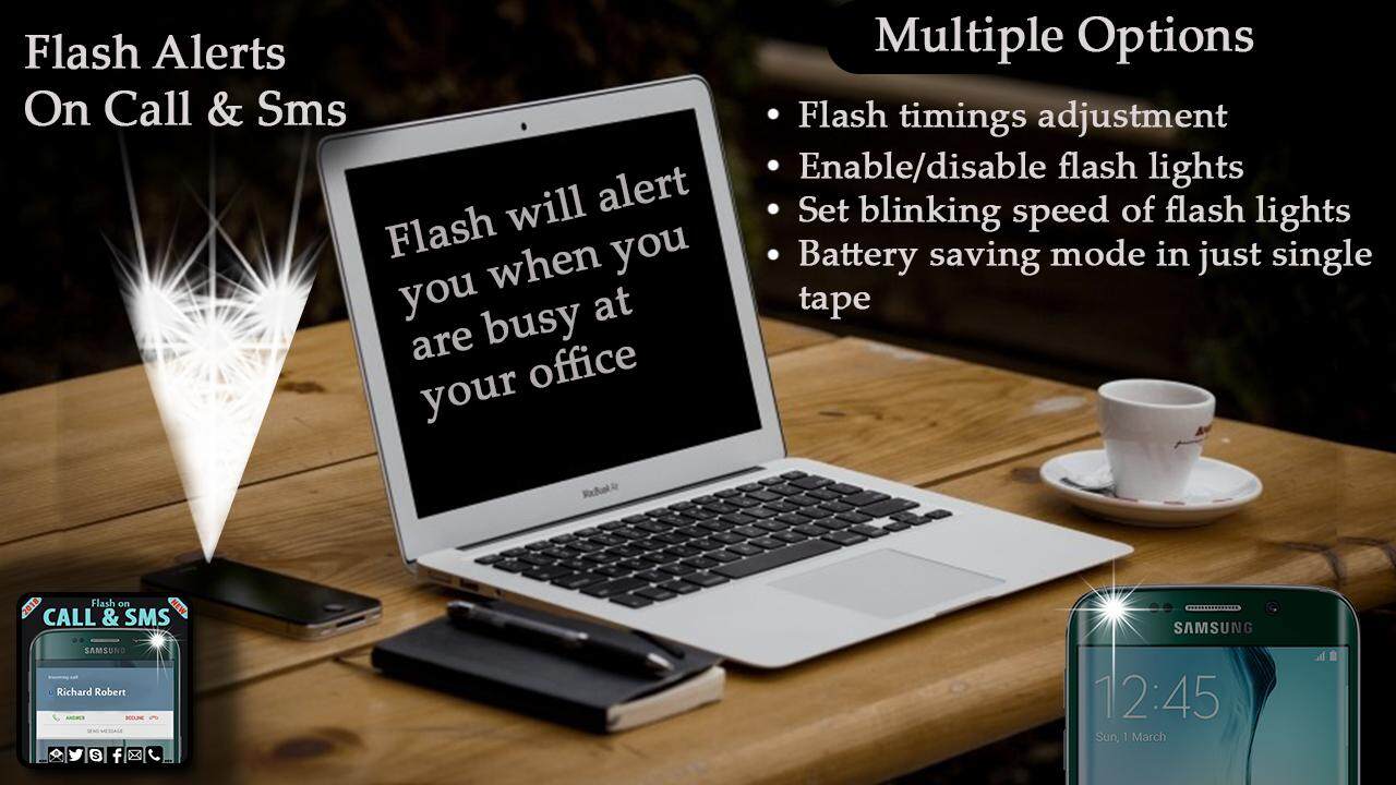 Flash On Call and SMS Alerts