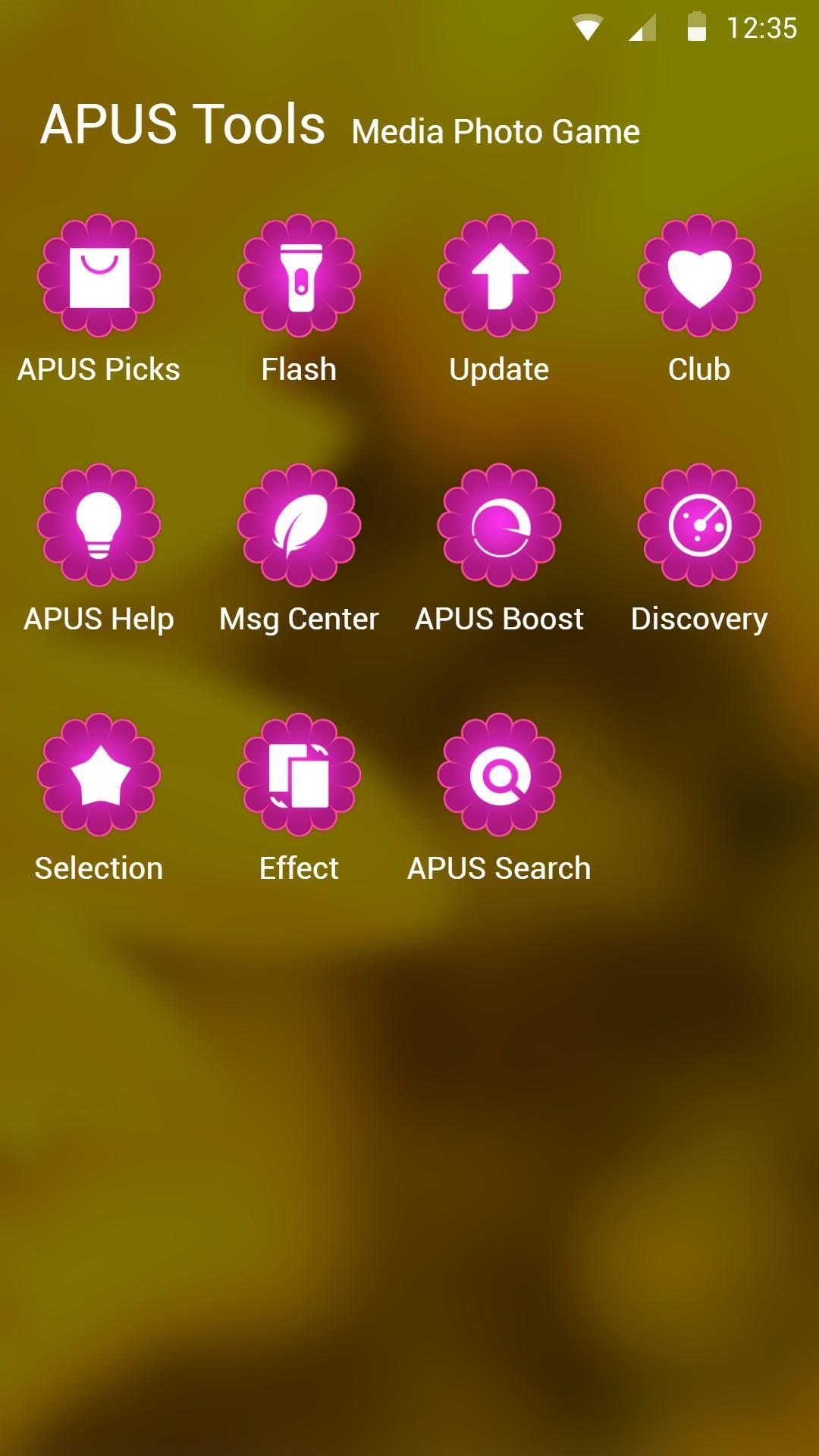 Sunflower APUS launcher theme