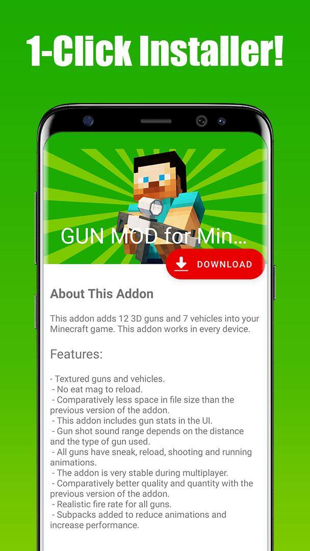 GUN MOD for Minecraft