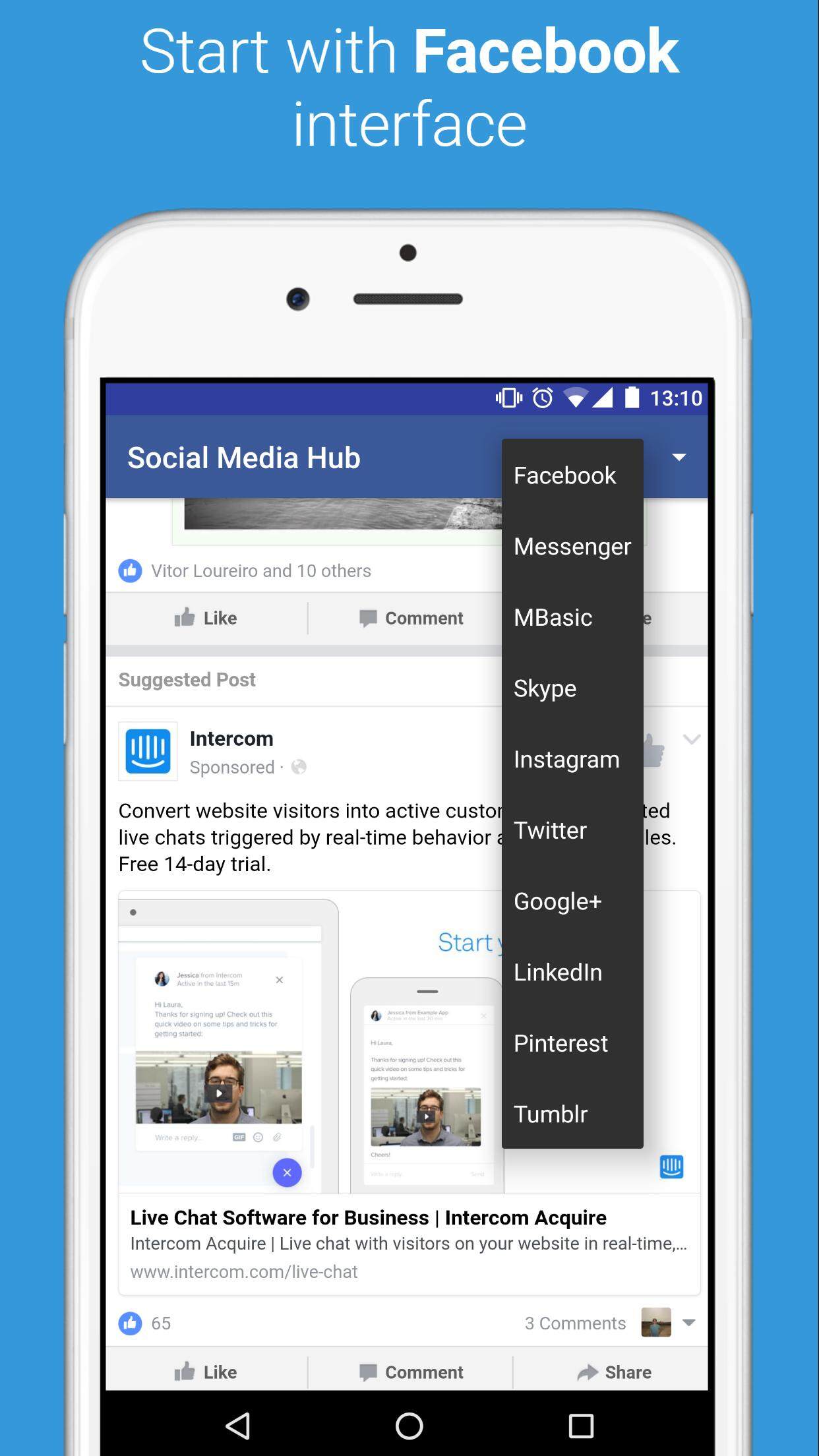 Social Media Hub