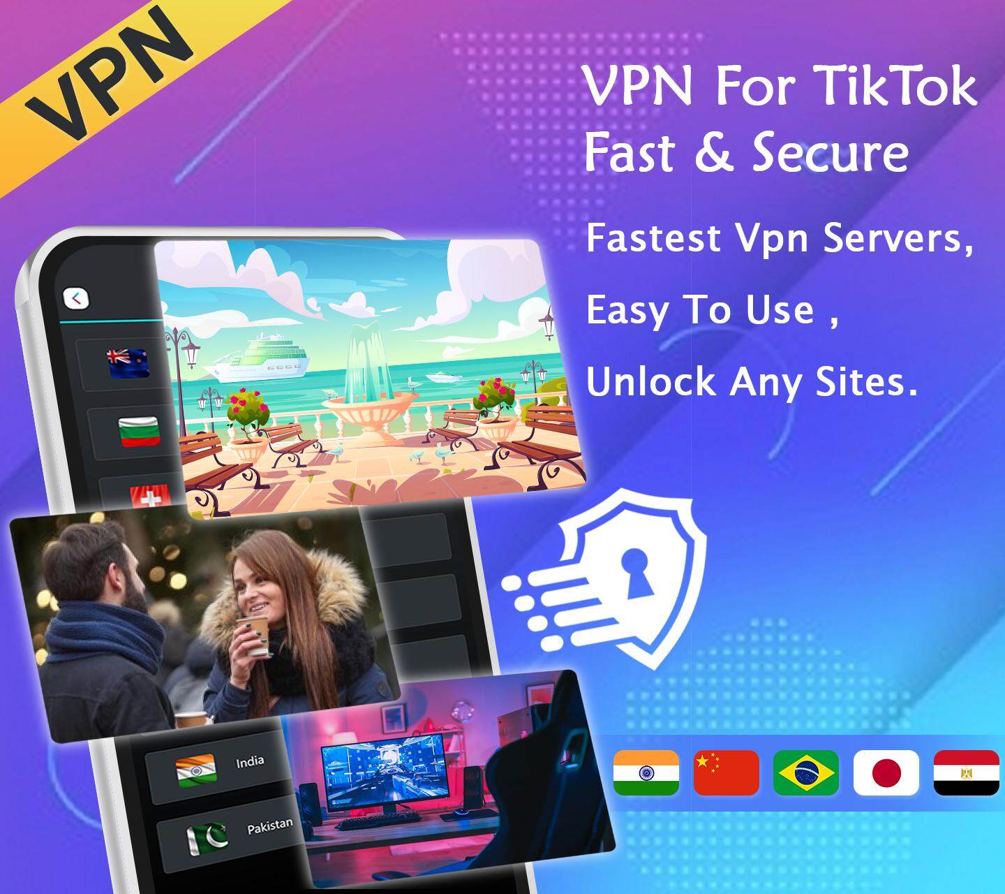 VPN For TikTok - Fast & Secure