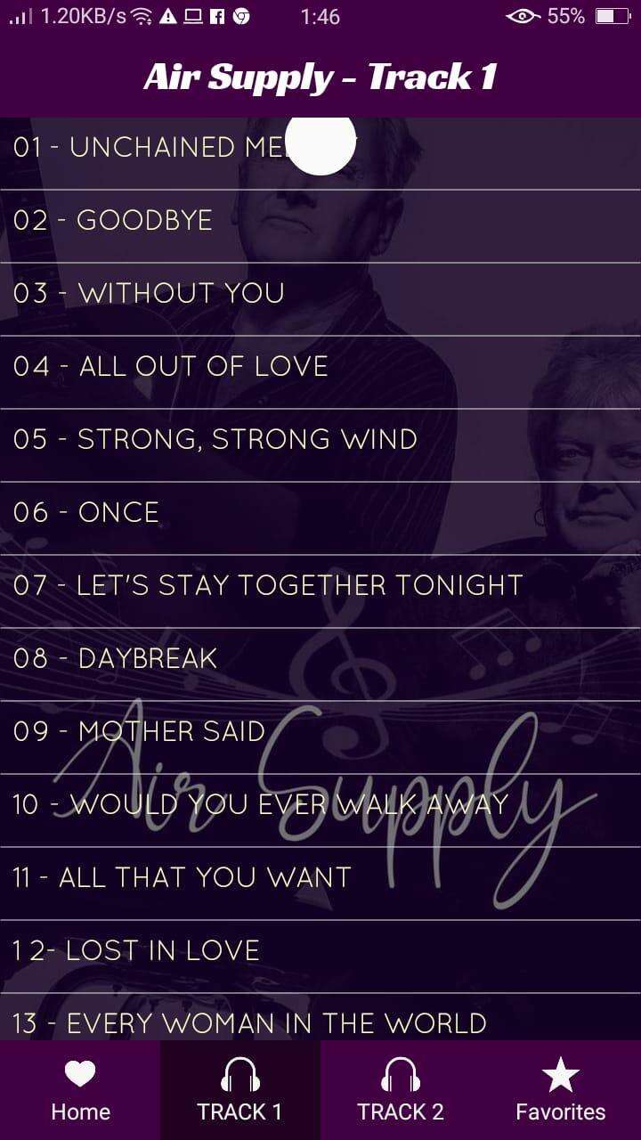 Songs of Air Supply