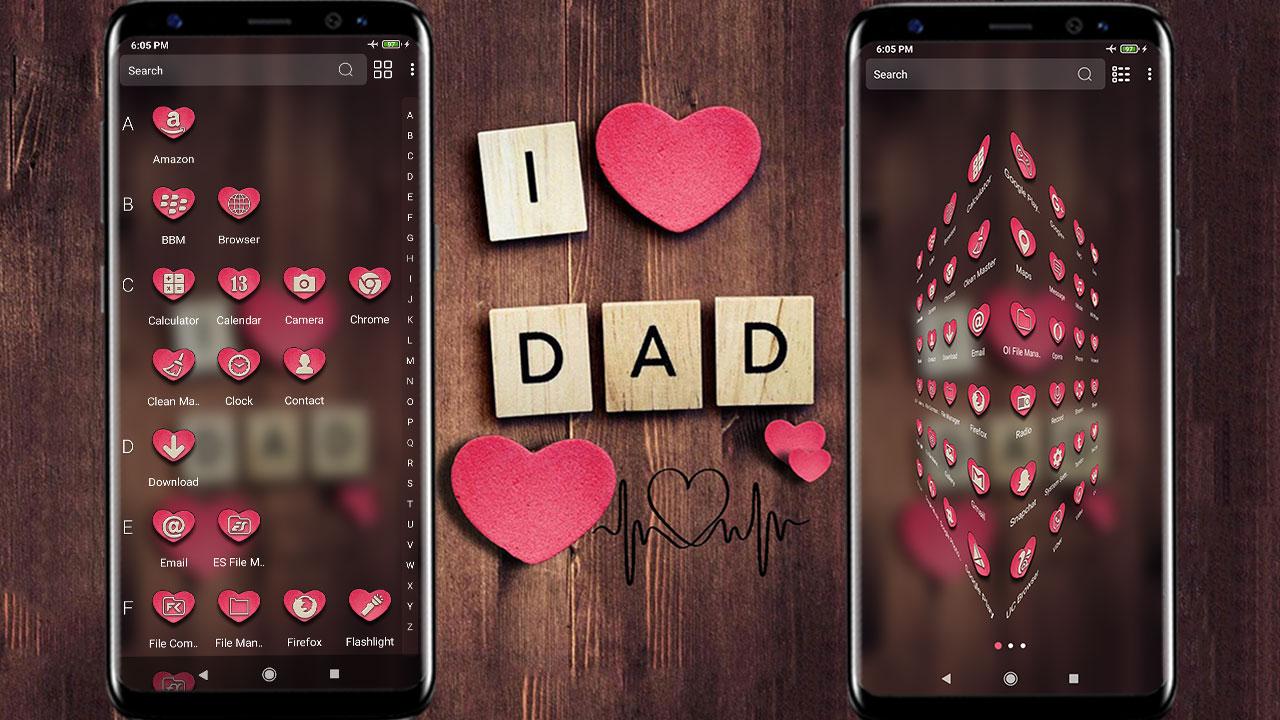 Love Dad Theme Launcher