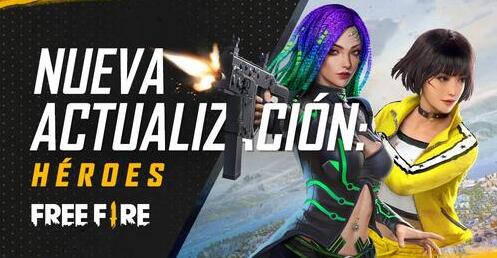 NUEVA ACTUALIZACIÓN DE FREE FIRE: HÉROES