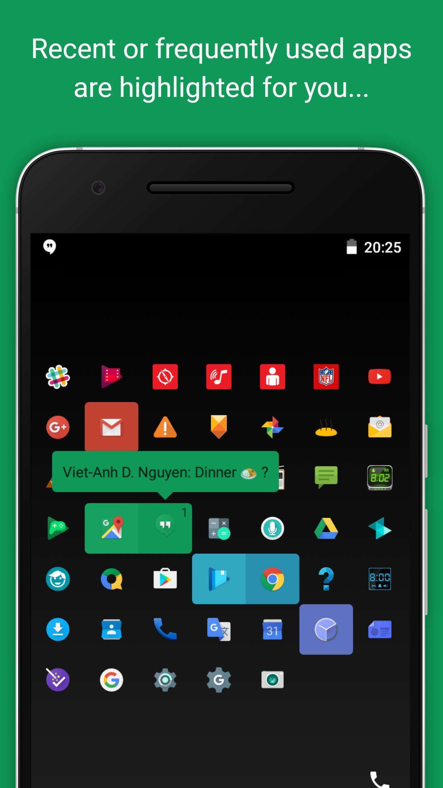 Color homescreen