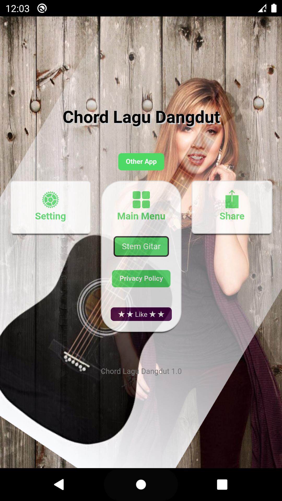 Chord Kunci Gitar Lagu Dangdut