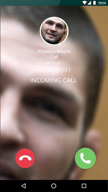 Khabib Fake Chat &Video Call