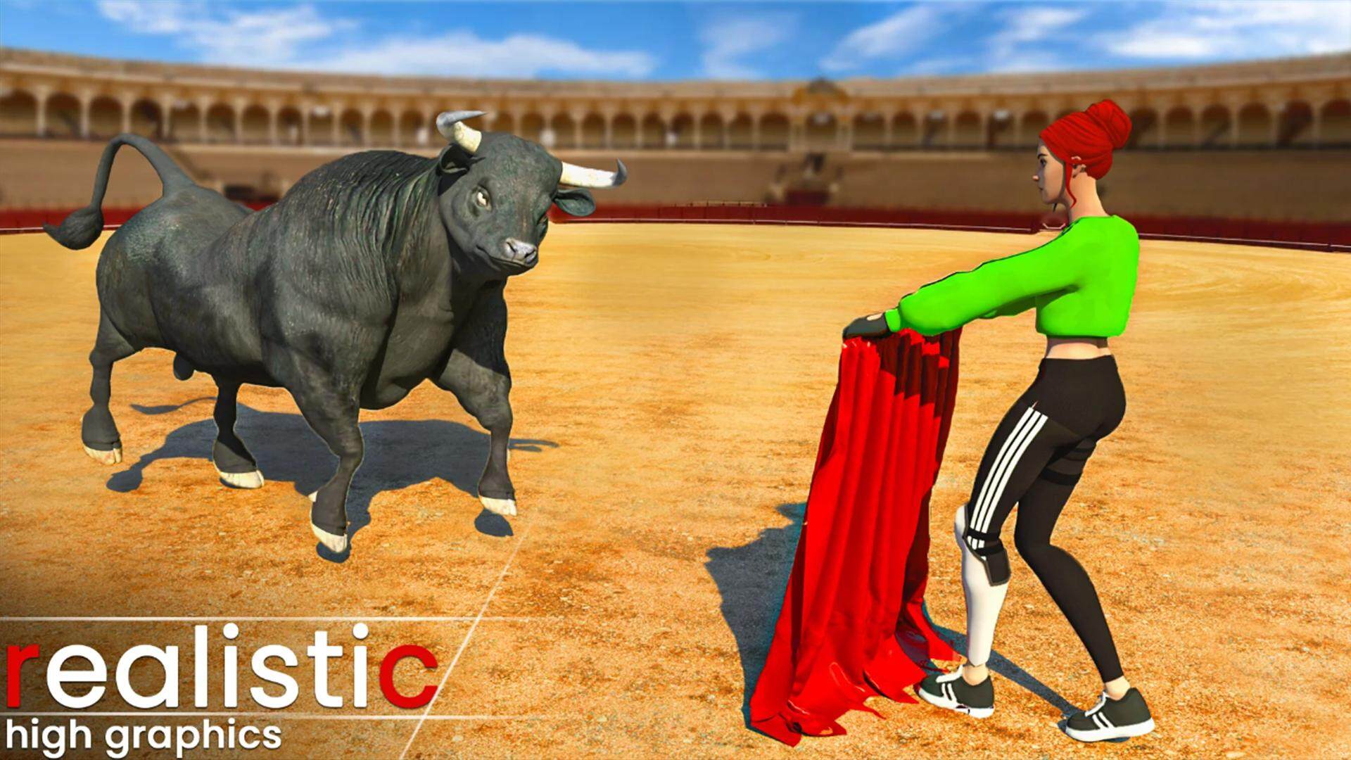 Angry Wild Bull Attack Game 3d