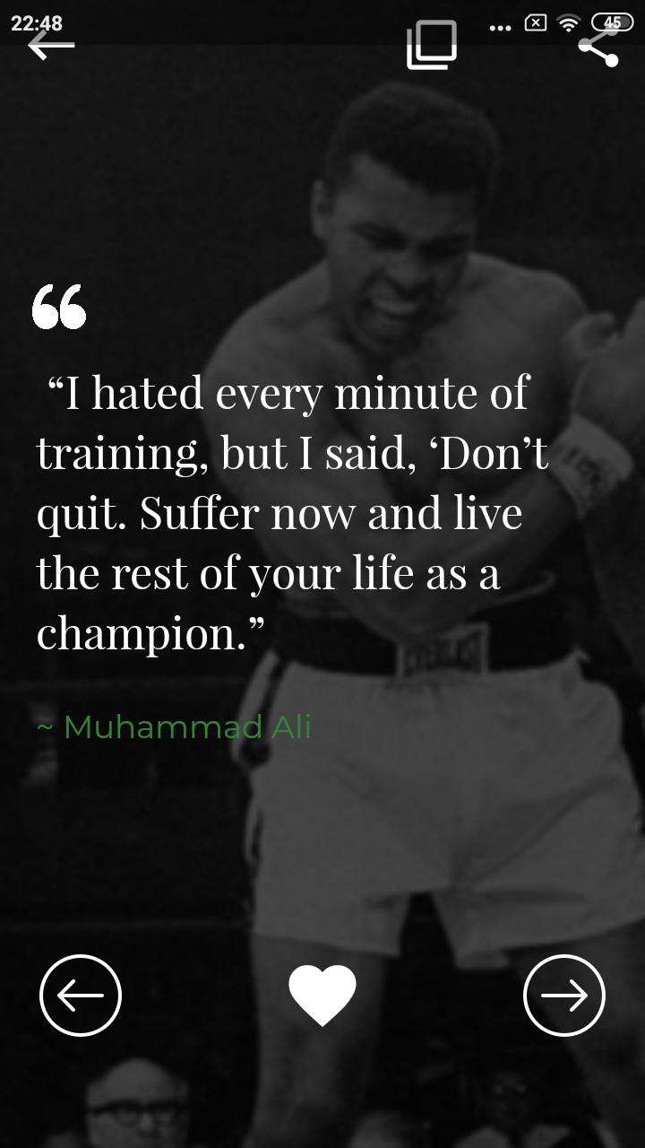 Muhammad Ali Quotes & Biograph