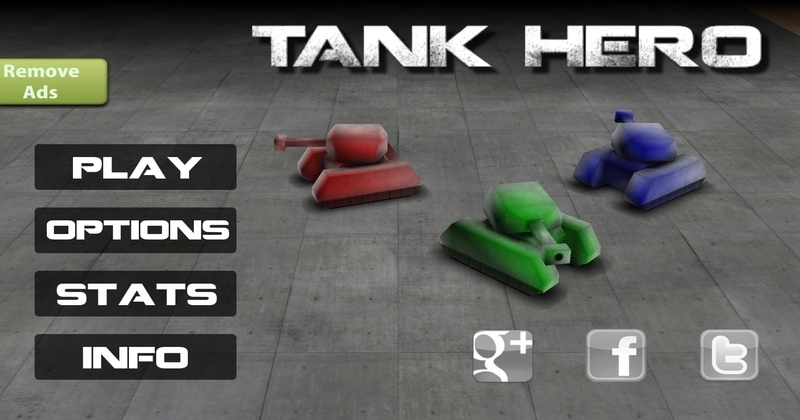 Weapons and Tanks in Tank Hero by Clapfoot Inc