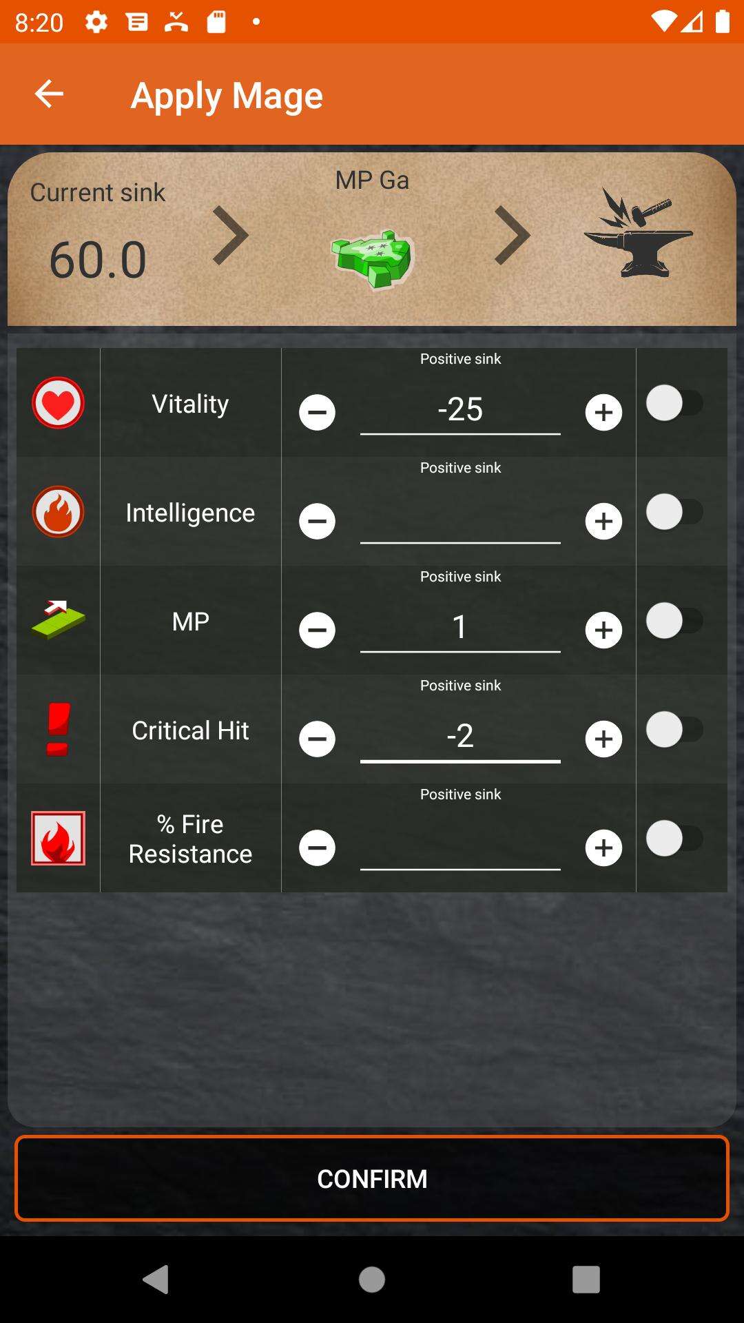 Dofus Sink Calculator