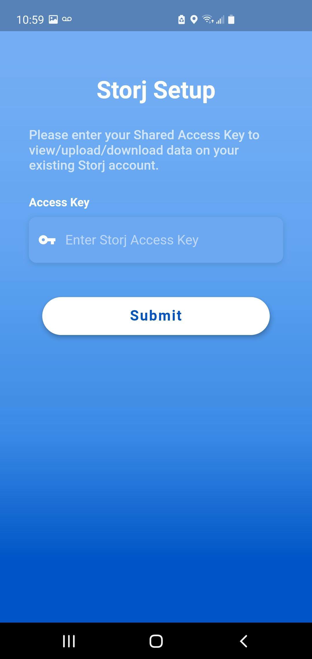 Storj Mobile