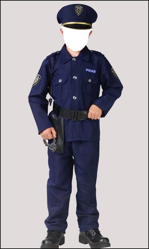 Kids Police Costume For Boy