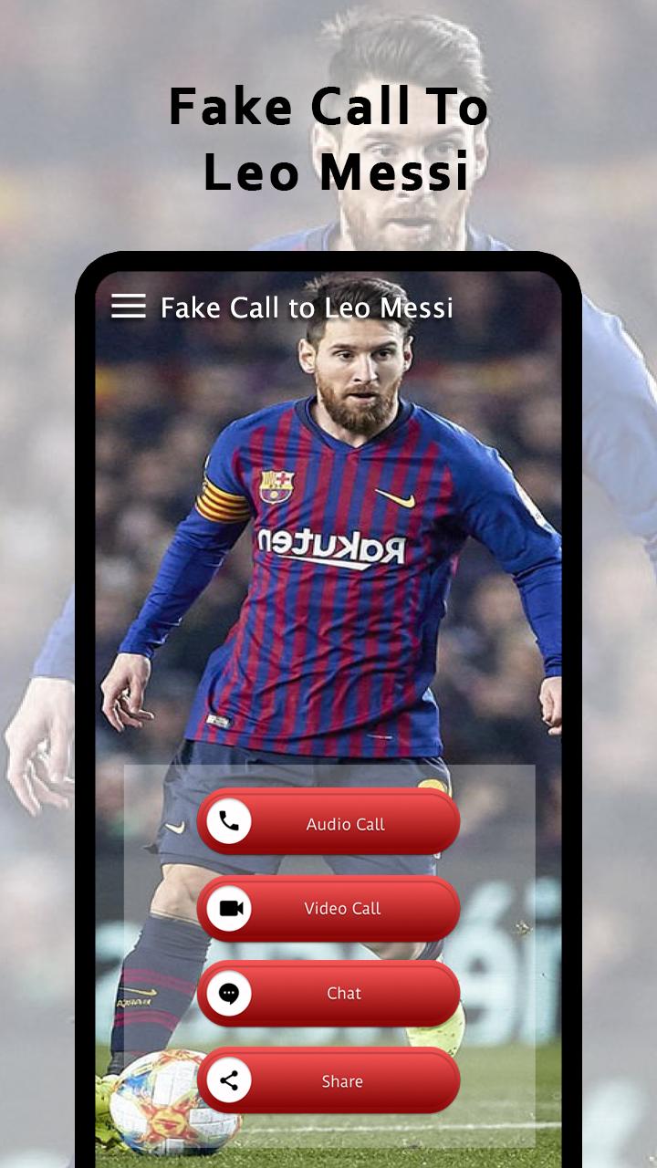 Messi Calling Video Call Fake