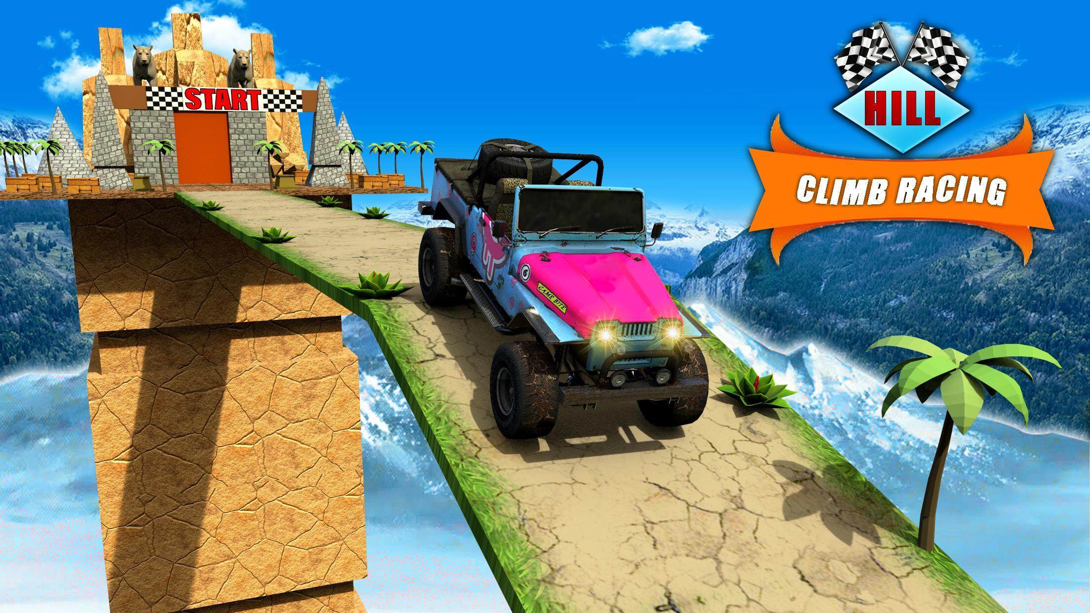 Mountain Climb Racing Masters: Hill Car Drive