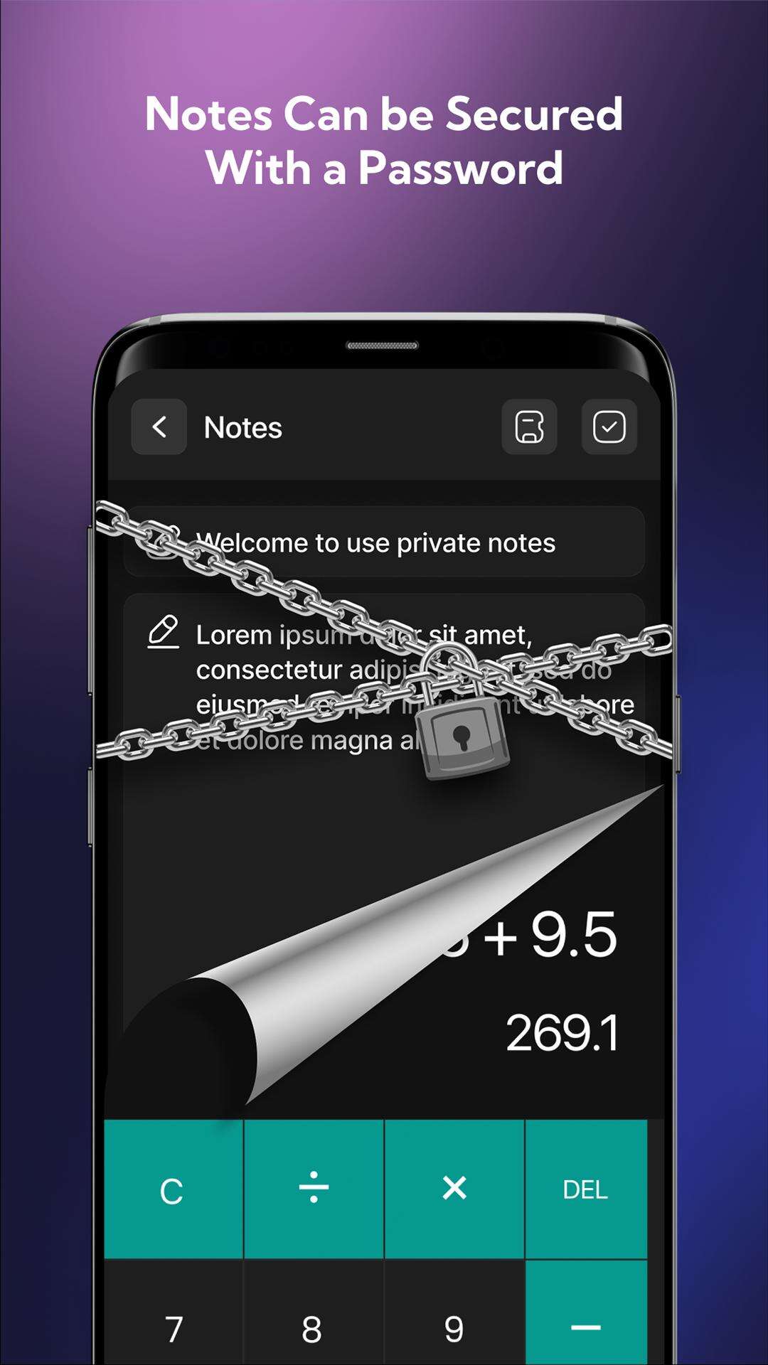 Vault Calculator Lock Hide App