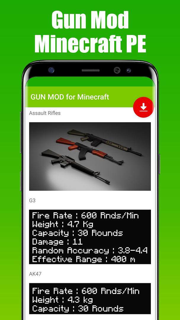 GUN MOD for Minecraft