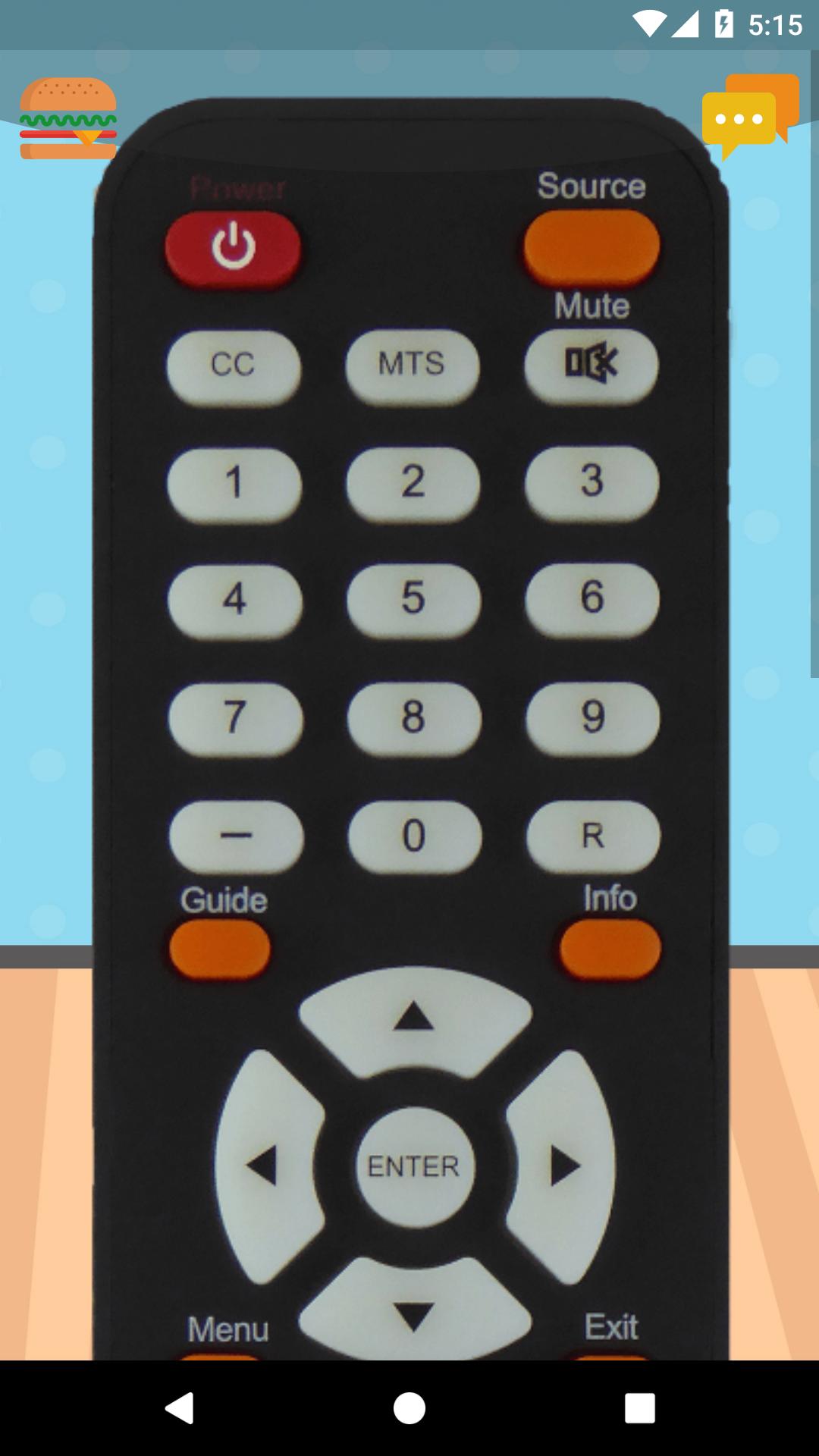 Remote Control For Sceptre  TV