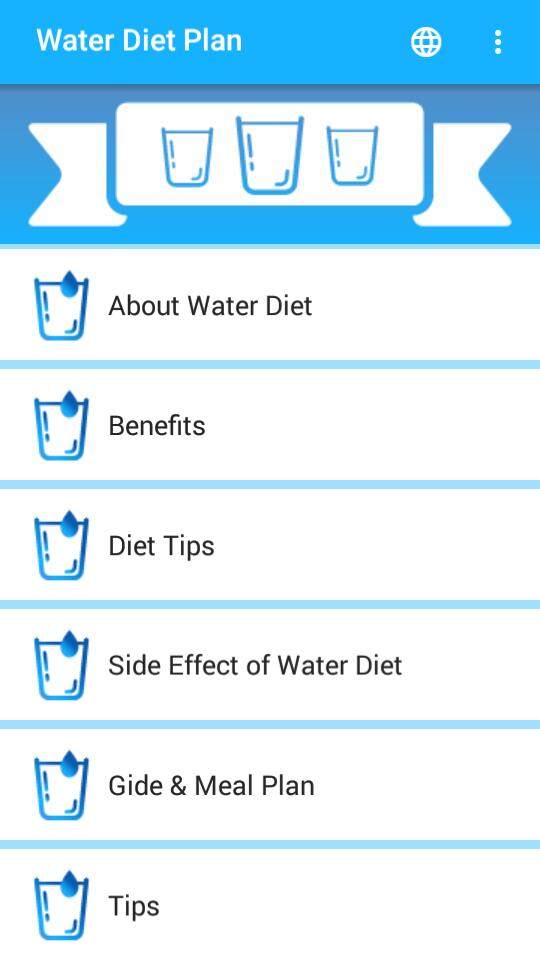 Water Diet Plan - Lose Weight