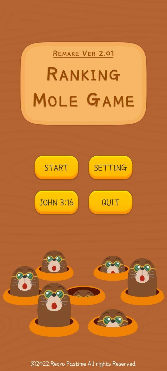 Ranking Mole Game