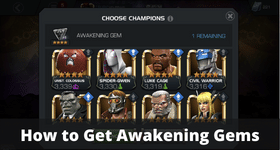 Marvel Contest of Champions How to Get Awakening Gems