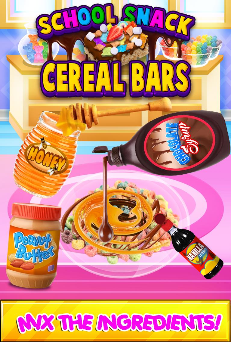 School Lunch Cereal Bars - After School Kids Snack