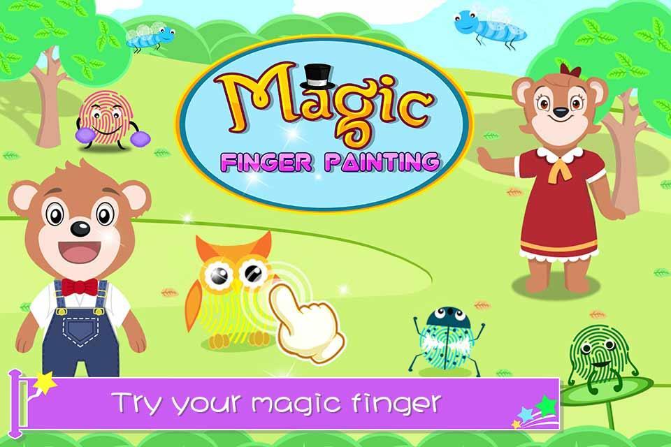 Magic Finger Painting