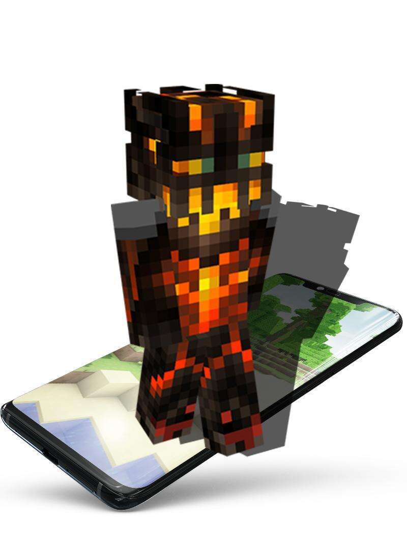 Lava and Water Skin For Minecraft