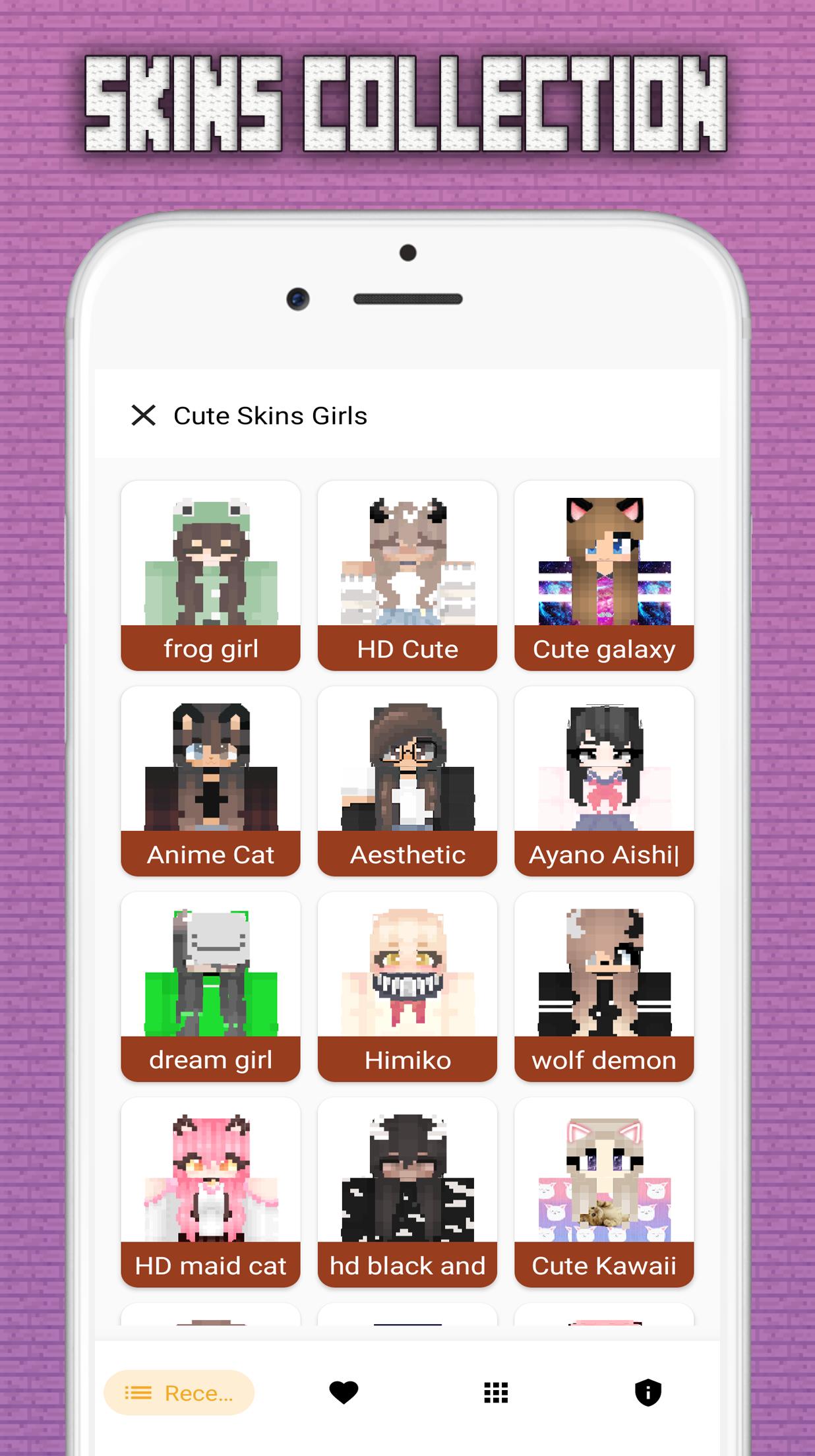 Cute Girls Skins For Minecraft