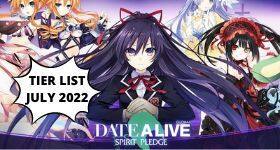 Date a Live: Spirit Pledge HD Tier List March 2025