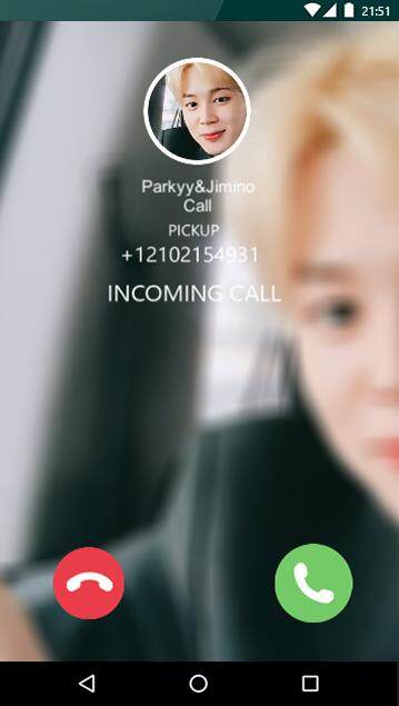 Jimin Fake Chat &Video Call