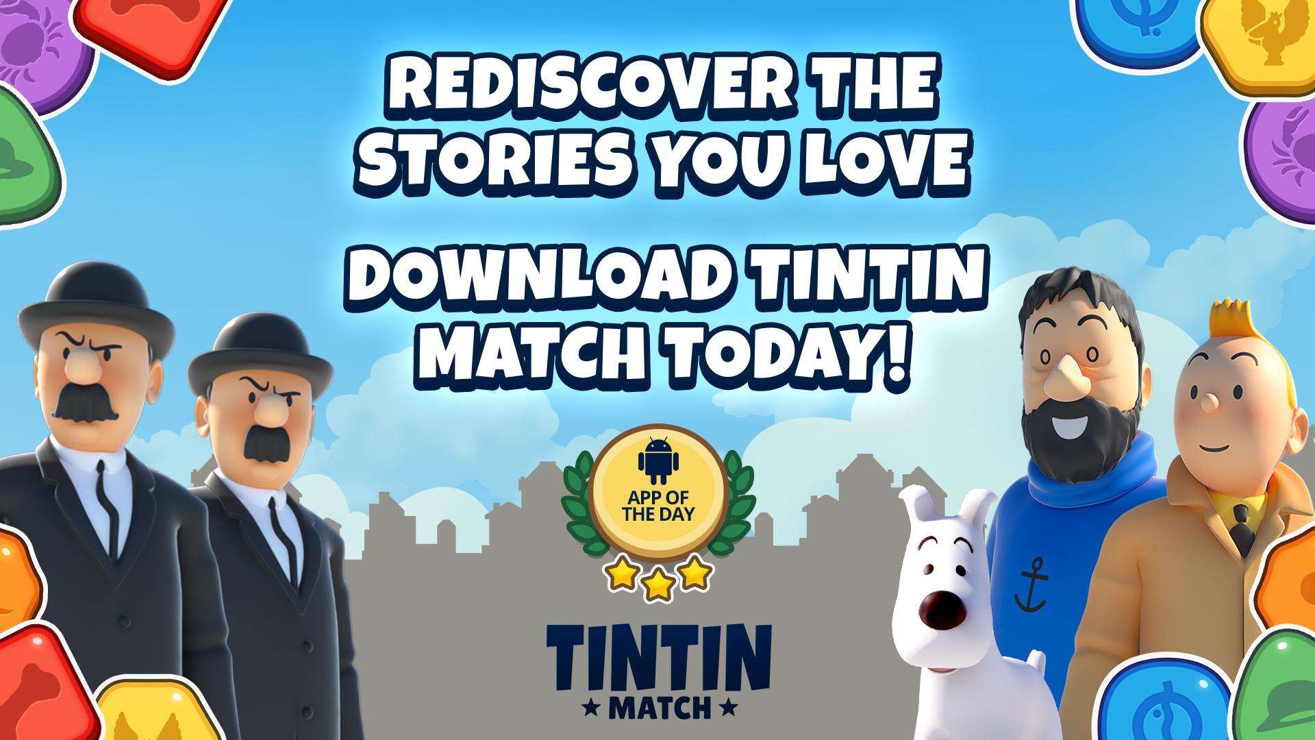 Tintin Match: Solve puzzles