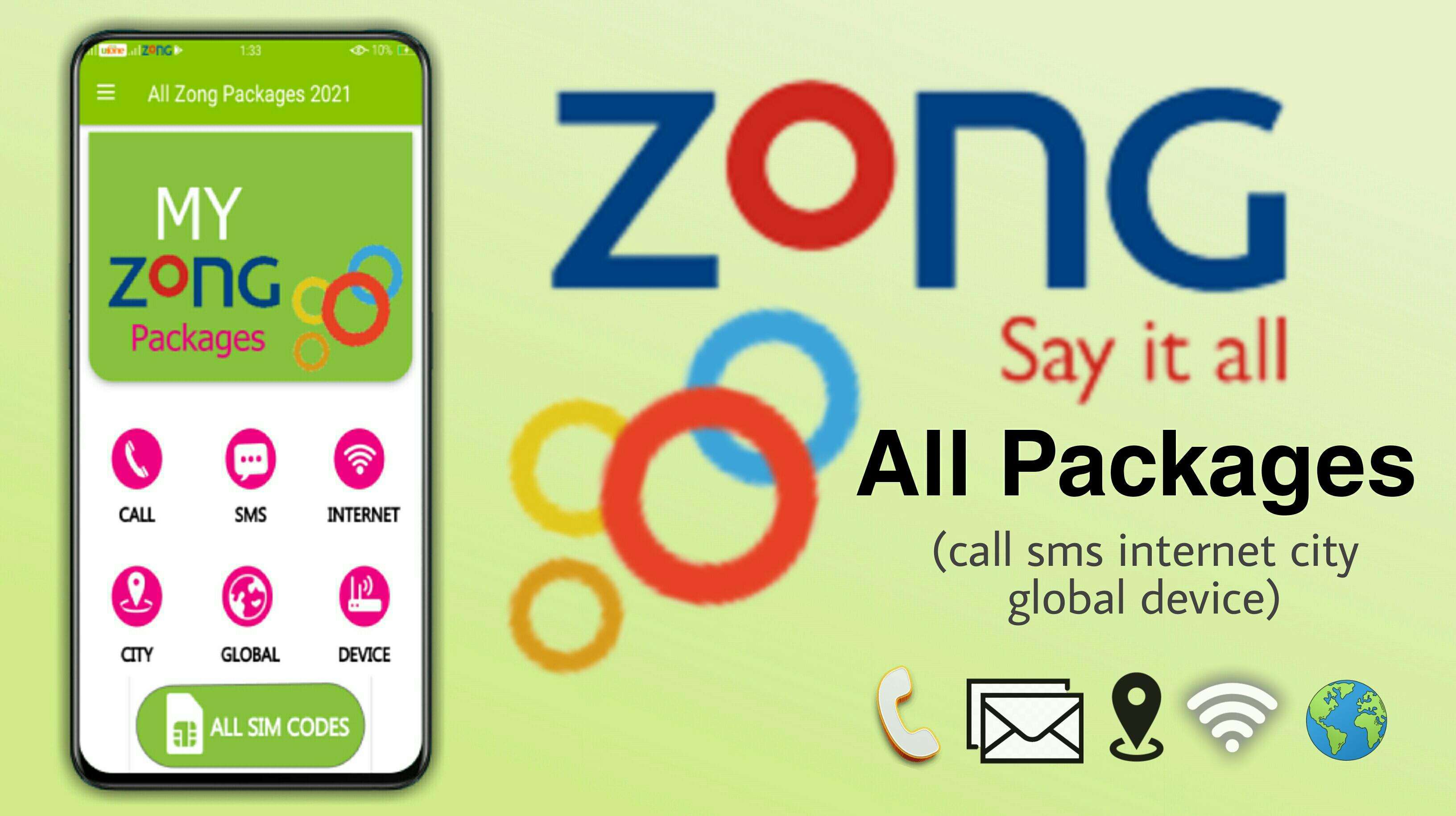 Zong Packages 2024: Internet