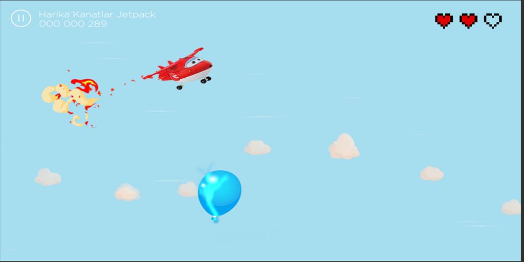 Harika Kanatlar Jetpack Balon Mücadele