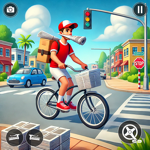 Paper Boy Delivery Game
