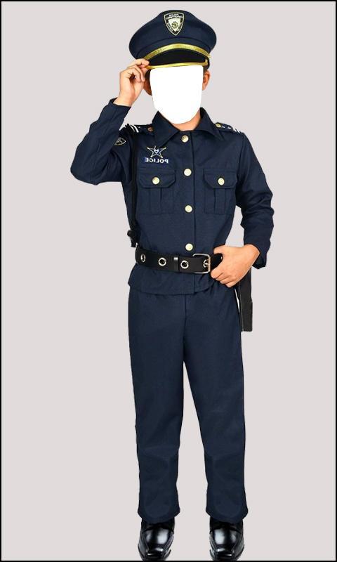 Kids Police Costume For Boy