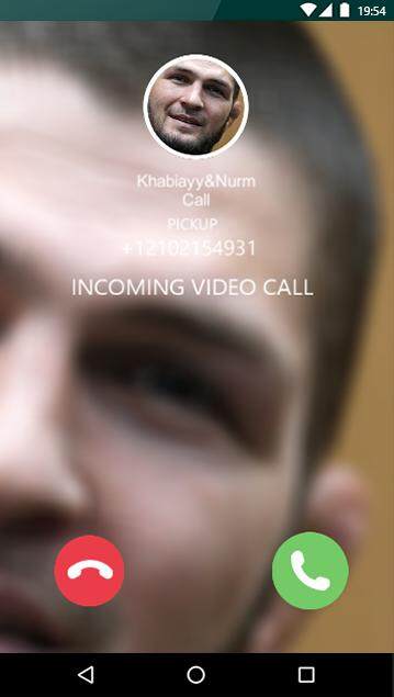 Khabib Fake Chat &Video Call