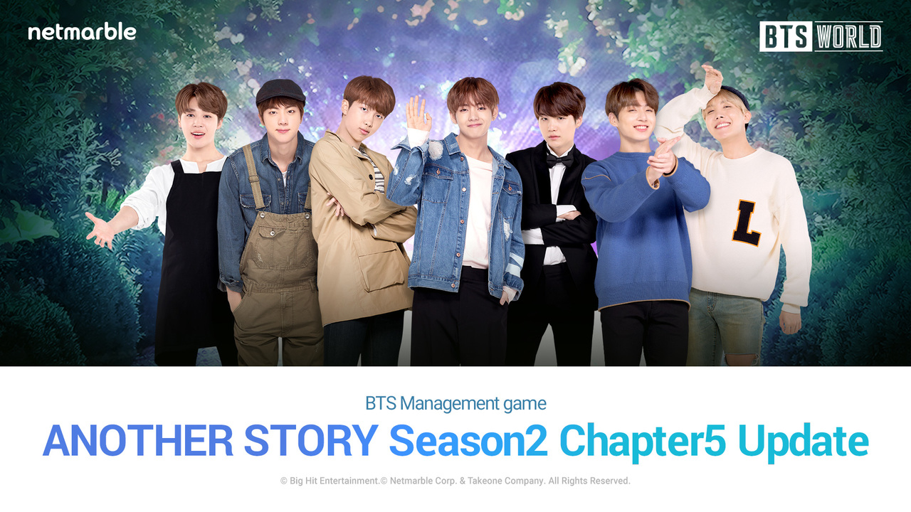 《BTS WORLD》12月更新 全新冒險劇情推出 本次更新後,遊戲內加入全新章節、5星卡片,特別活動也即將在12月登場