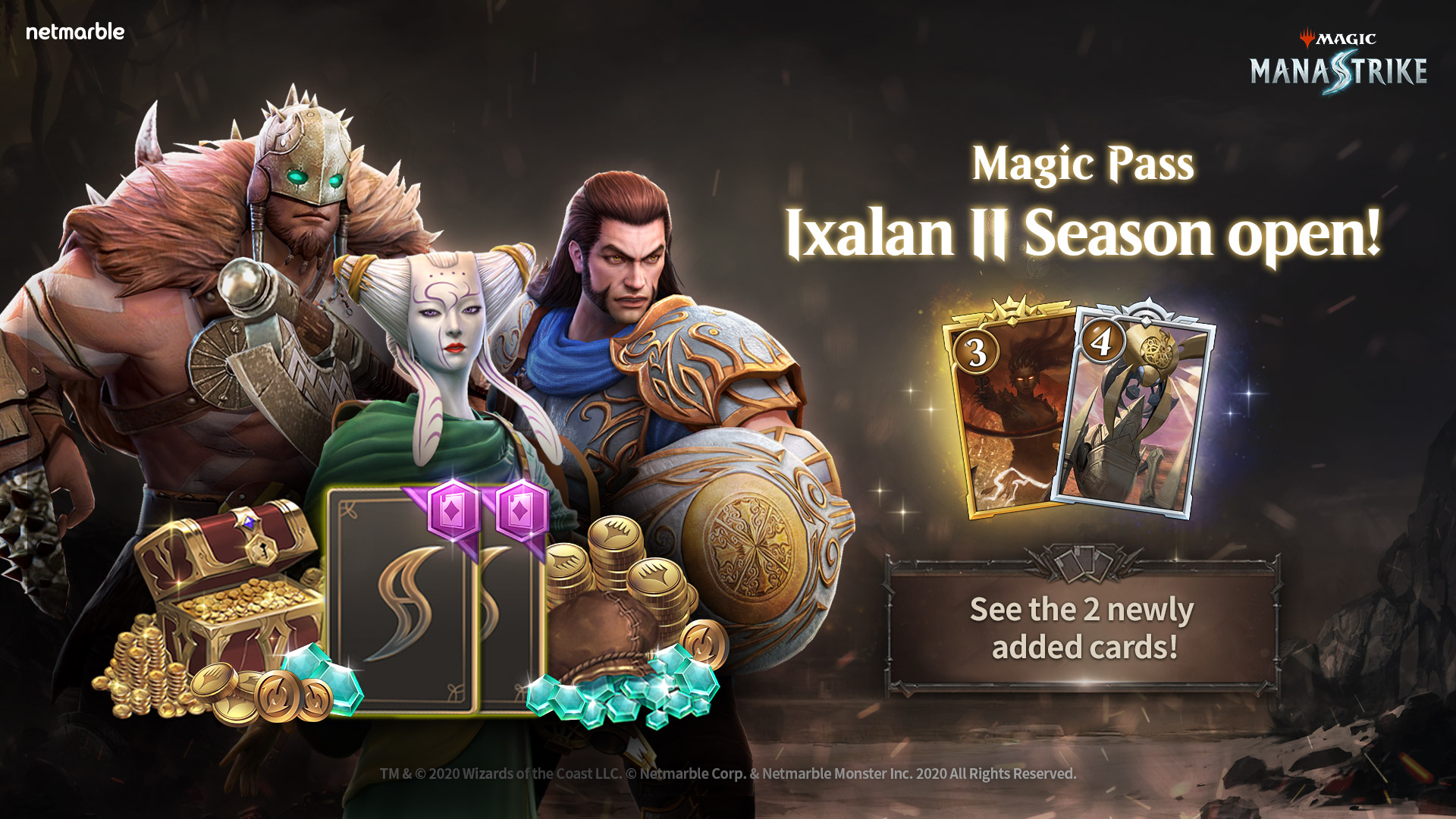 《Magic: ManaStrike》更新 依夏蘭II 賽季登場 即日起玩家將可取得全新獨家卡片和獎勵 !
