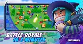 Entre nos campos de batalha em Gunstars - Battle Royale! Dicas e como iniciar no jogo