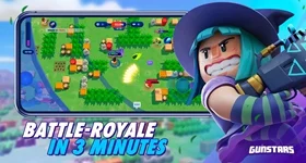 Entre nos campos de batalha em Gunstars - Battle Royale! Dicas e como iniciar no jogo