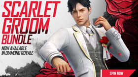 Garena Free Fire Diamante Royale começa alguma vez , veja como obter o pacote The Scarlet Groom em Free Fire?