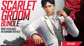 Garena Free Fire Diamante Royale começa alguma vez , veja como obter o pacote The Scarlet Groom em Free Fire?