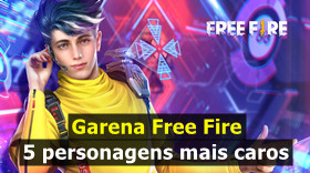 5 personagens mais caros do Free Fire após a última atualização