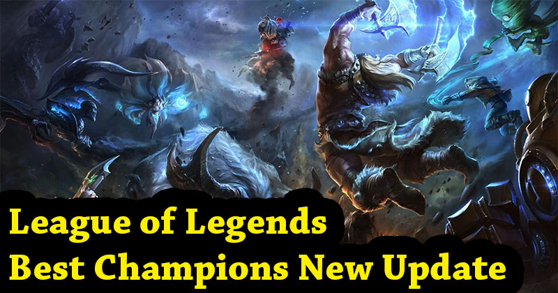 League of Legends Wild Rift Best Champions New Update