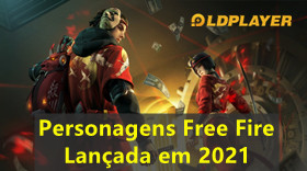 Lista de personagens Free Fire lançada em 2021 até agora