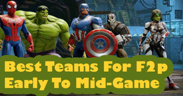 Marvel Strike Force Best Teams For F2p Early To Mid-Game