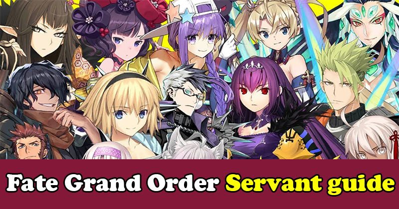 Fate Grand Order Servant guide